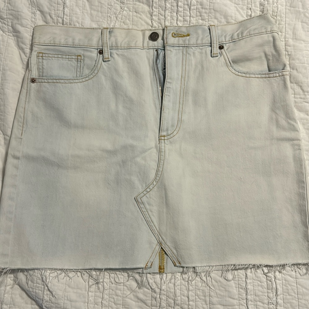 Lucky Brand Lightwash Denim Skirt
